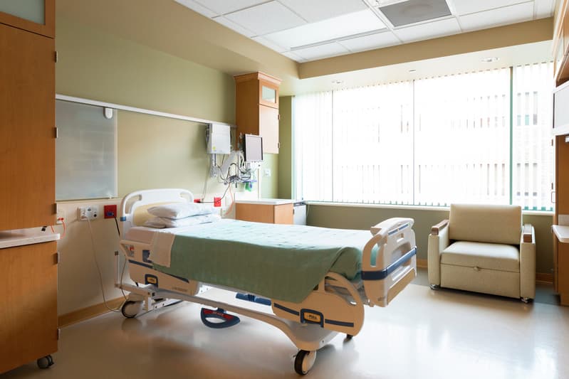 Labor and delivery room at the Fetal Health Center