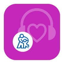 HearPlay Logo: Headphone icon with the shape of a heart in the middle