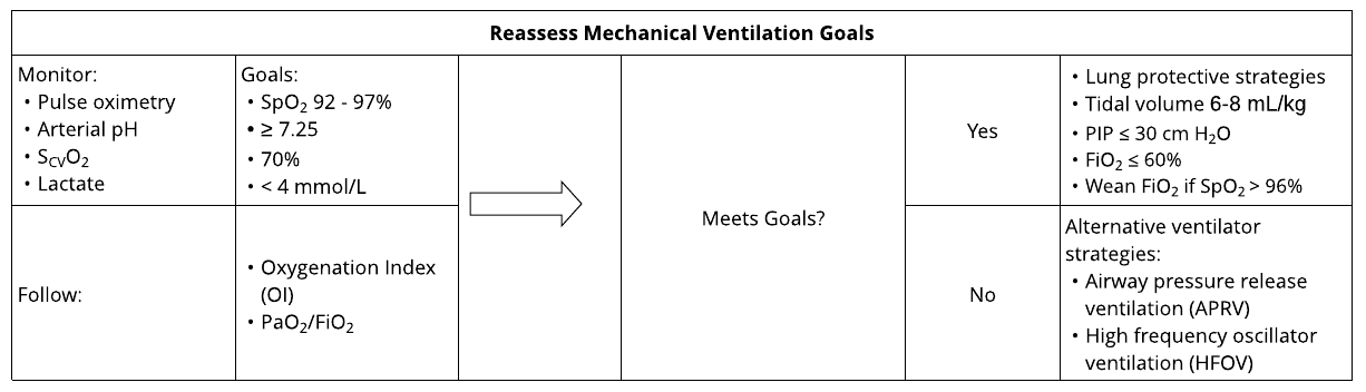 Reassess Mechanical Ventilation Goals-Sepsis