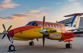 Children's Mercy Clinical Transport airplane.