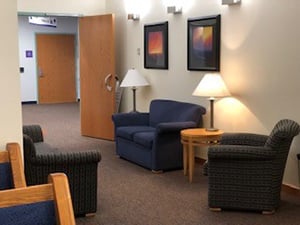 Sitting area at Children’s Mercy Kansas.