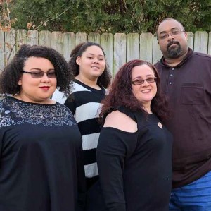 Caroline Magruder with family