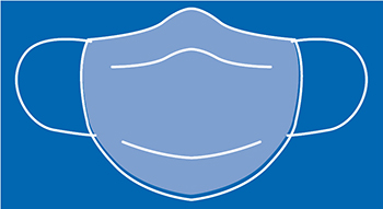 Graphic of facemask