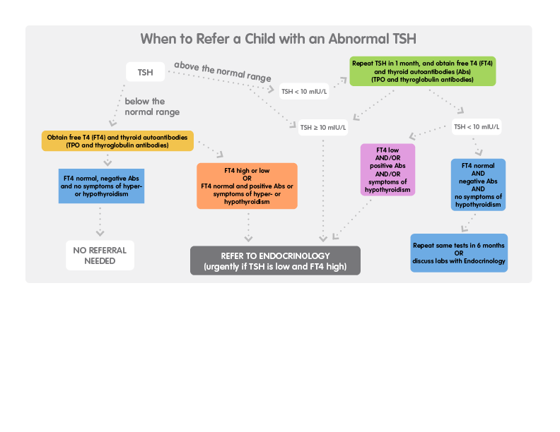 When to Refer a Child with an Abnormal TSH: An algorithm from Children's Mercy