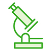 Icon of a microscope.