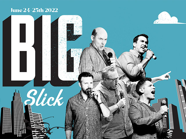 Big Slick  image featuring David Koechner, Rob Riggle, Paul Rudd, Eric Stonestreet, and Jason Sudeikis.