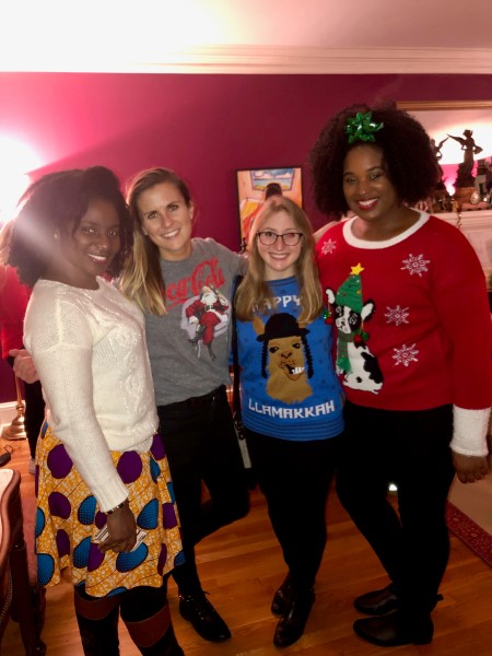 Residents wear holiday outfits in the Pediatric Residency Program at Children's Mercy.