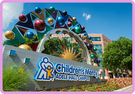 Children's Mercy Adele Hall Campus sign