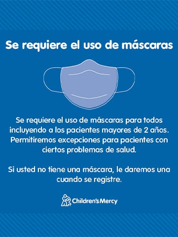 Se require el uso de mascaras