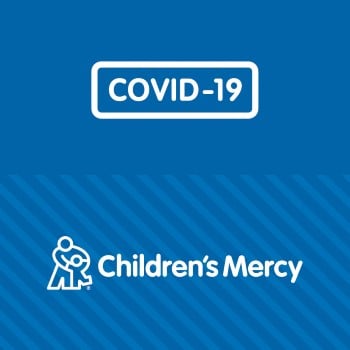 COVID-19 and Children's Mercy logo