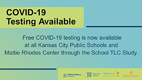 Small image of version 2 social media JPG file with the heading that reads: COVID-19 Testing Available