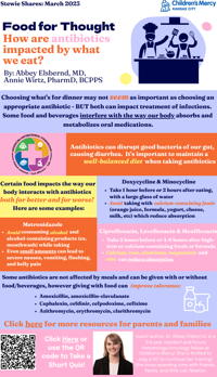 Stewie Shares - Food and Antibiotics